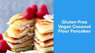 Gluten-Free Vegan Coconut Flour Pancakes