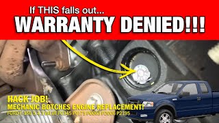 Hack Job! Mechanic Botches Engine Replacement! Ford F150 5.4 3 Valve P0345 P0175 P0063 P2006 P2195