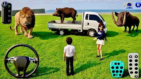 Today I Transported Lion And Boar - 3D Driving Class Android Gameplay 2025 | Car Driving Games 