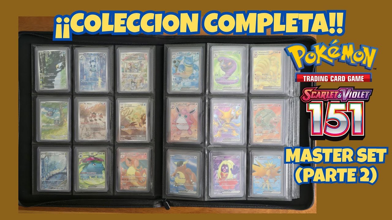 ¡¡COLECCION COMPLETA POKEMON TCG: SCARLET & VIOLET 151!!  (2° PARTE)🙂😁