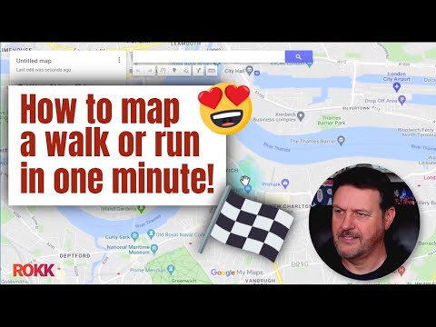 Airfield Ulykke fjende How to map your walk or a run in less than 1 minute with Google Maps! -  YouTube