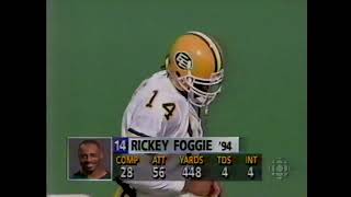 October 9, 1994 - CFL - Edmonton Eskimos @ Hamilton Tiger-Cats