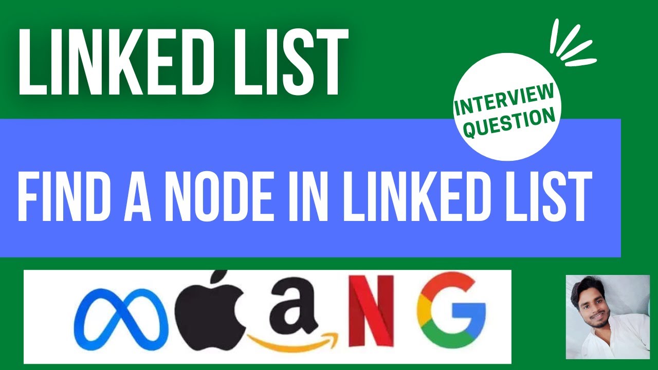 Find a node in linked list java program hindi interview