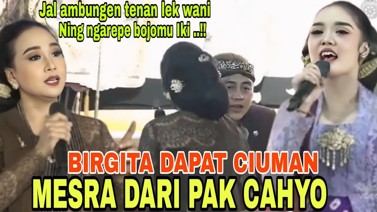 HEBOH..!! BU KESI NGAMUK GARA² BIRGITA DAPAT CIUMAN MESRA DARI PAK CAHYO