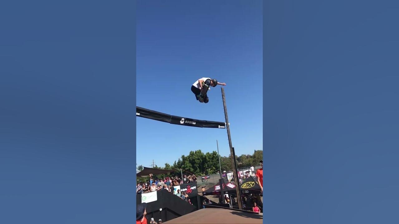 Worlds highest 360 jump on a skateboard? 🤔 YouTube