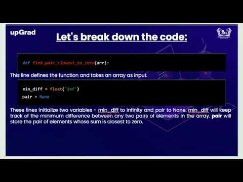 UpGrad Python Lab Video