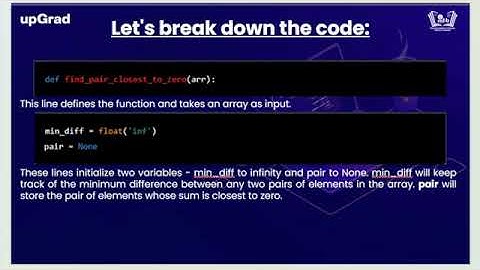 UpGrad Python Lab Video