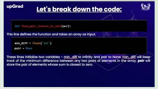 UpGrad Python Lab Video