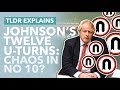 Serial Incompetence or Government Flexibility: Johnson's Twelve Major U-Turns Explained - TLDR News