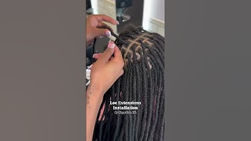 Incredible quality Loc Extensions and installation service!👌 Only here at NappStar ATL.