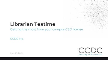 Getting the most from your CSD licence - Librarian Teatime event