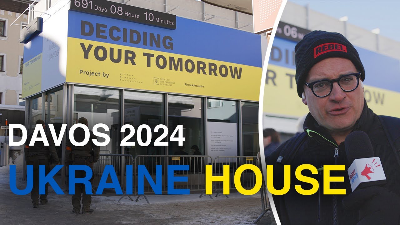 Ezra Levant’s eye-opening visit to the Ukraine House in Davos
