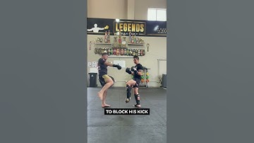 How to block a low kick?