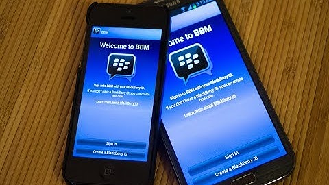 How to  Get BBM on iOS & Android Devices (BlackBerry Messenger)