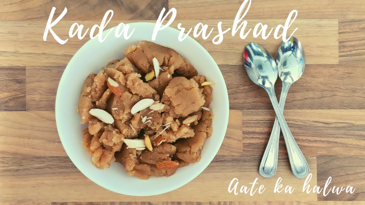 Kada Prashad at Home Aate Ka Halwa 3 ingredient recipe Gurudwara