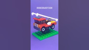 LEGO Firetruck ladder Sluban M38-B0593C #lego #satisfying #legobuild