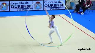HERNAN SIO TRILLO GALICIA SPAIN FINAL MASCULINA RIBBON CLUB XIMNASIA PORRIÑO XIII To