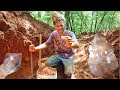 Digging for SMOKY QUARTZ CRYSTALS & AQUAMARINE at Emerald Hollow Mine | Gem Mining North Carolina