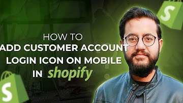 How to Add Customer Account Login Icon on Mobile in Shopify | Quick CSS Hack