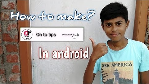 How To Make Subscribe Bell Intro Animation For Android || Only 2 minutes. #Manojdey#Dubtech