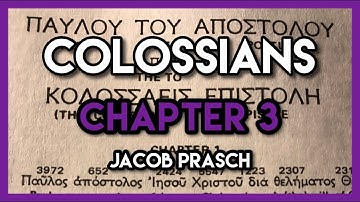 Colossians Chapter 3 - Zoom Bible Study and Q&A With Jacob Prasch