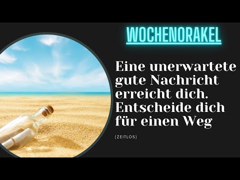 Eine unerwartete positive Nachricht erreicht dich. Entscheide dich für einen Weg? #orakel #tarot