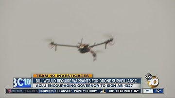 Bill would require law enforcement to obtain warrant for drones