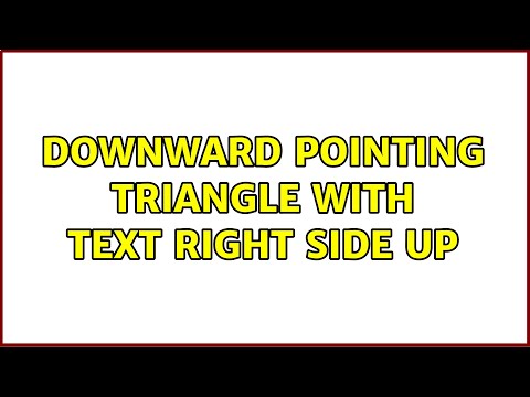 Downward pointing triangle