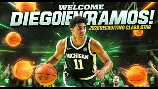 Michigan State Basketball Welcomes Diego Ramos: 2026 Recruiting Class Star