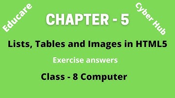 Class 8 computer lesson 5 question answer | Class 8 computer lesson 5 exercise answers | solutions