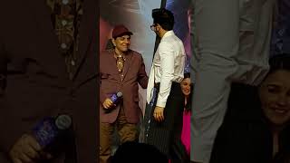 Ranveer Singh Hugging Dharmendra Ji Exclusive