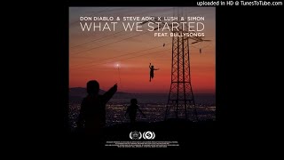 Don Diablo &amp; Steve Aoki x Lush Simons ft BullySongs - What We Started (Extended Mix) Benz Edit