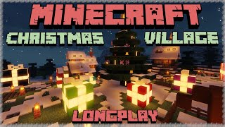 Minecraft - A Christmas Village 🎄 Relaxing Longplay Chill Gameplay ❄ [No Commentary] 4k