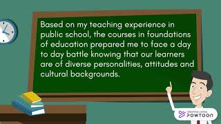 Celebrity Final Video Reflection - Foundations of Education Net Worth