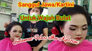 Sanggul Jawa,Kartini !! Untuk Wajah Bulat.