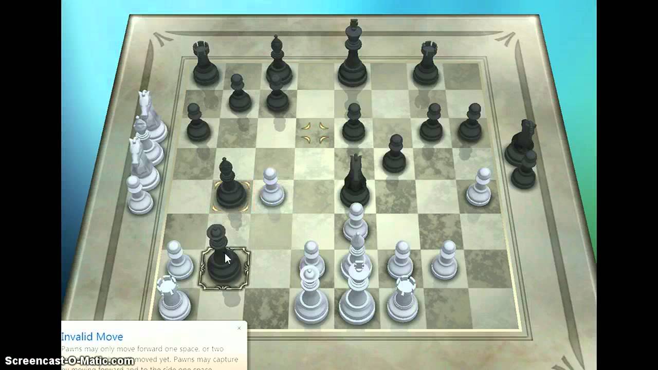 PLaying Chess Titans on my computer.