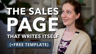 How to Write a CrazyEffective Sales Page (+ free template!)