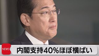 テレビ東京・日本経済新聞 7月世論調査 内閣支持40%ほぼ横ばい（2023年7月31日）