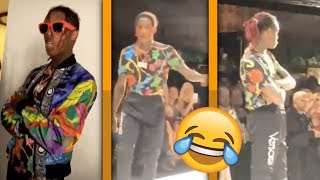 Famous Dex Steals The Show At Jeremy Scott Fashion Show & Has Bella Thorne In Tears