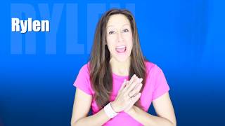 Learn to Spell RYLEN Toddler Song | Learn to Talk with Patty Shukla