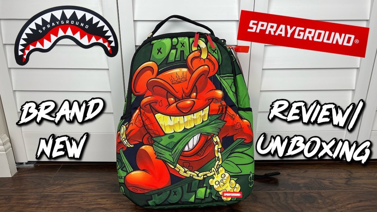 Sprayground Diablo Bear Backpack