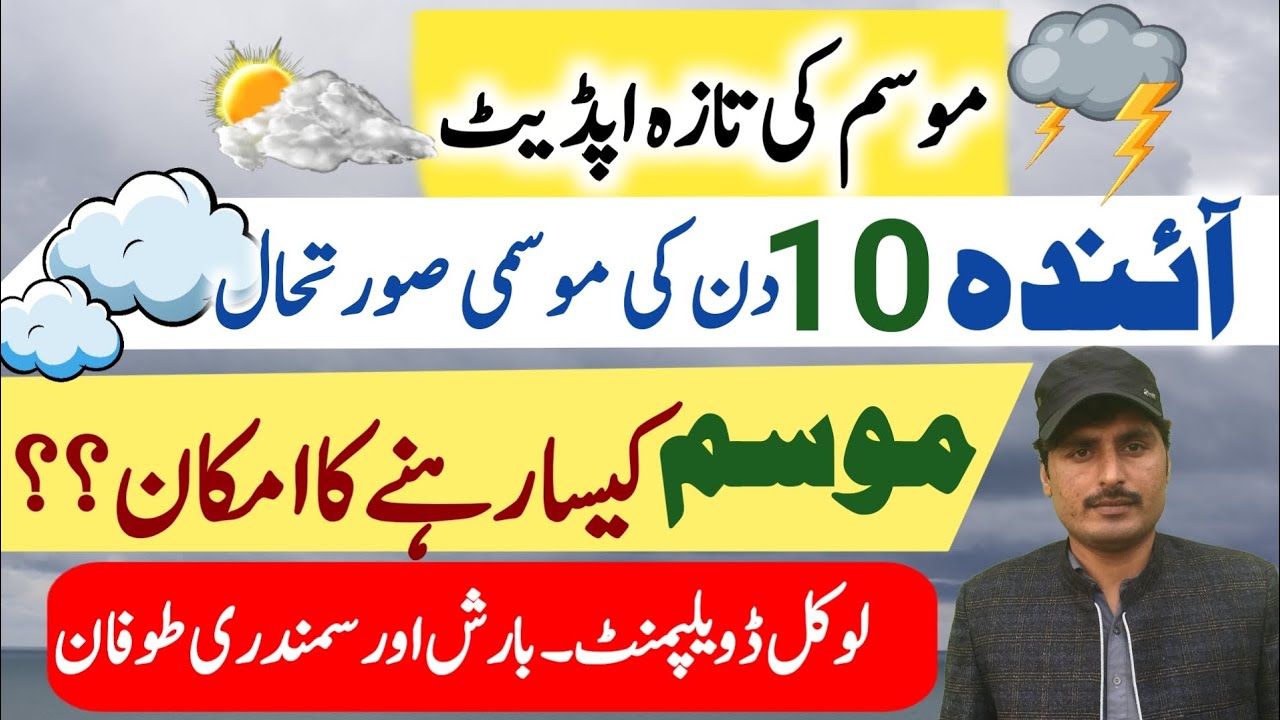 Weather Forecast for Next 10 days in Pakistan || Crop and Weather