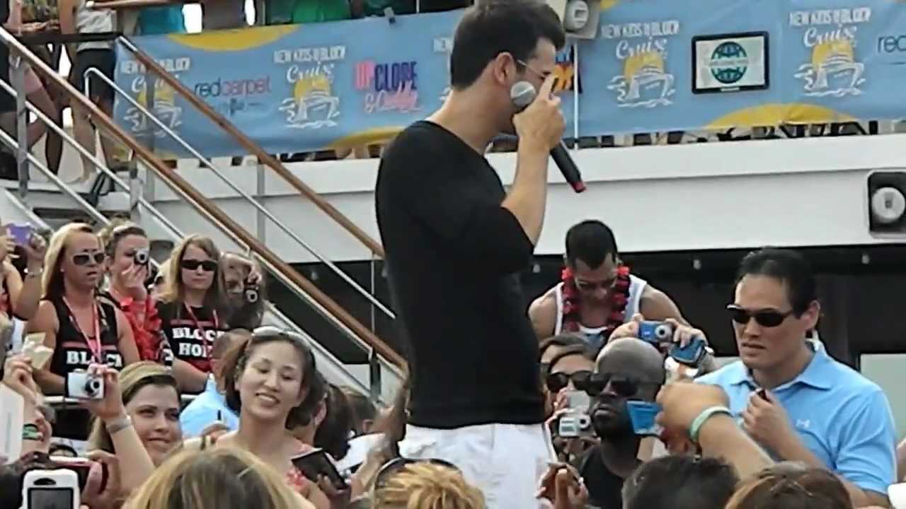 NKOTB 2012 CRUISE SAIL AWAY PARTY:  JORDAN KNIGHT 