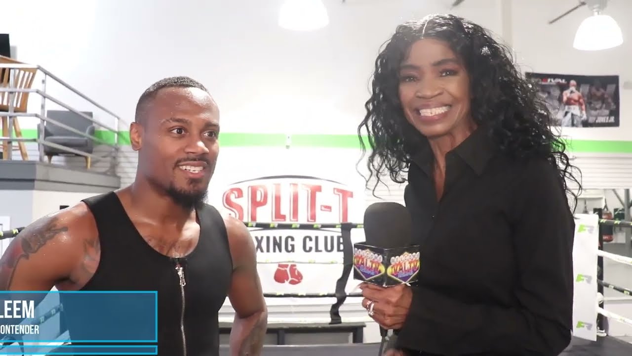 RA’EESE ALEEM OFFICIAL MEDIA WORKOUT VAL TV NETWORK (CoxSyndicated) v Leo Angel IBF No,1 Fea.Weight
