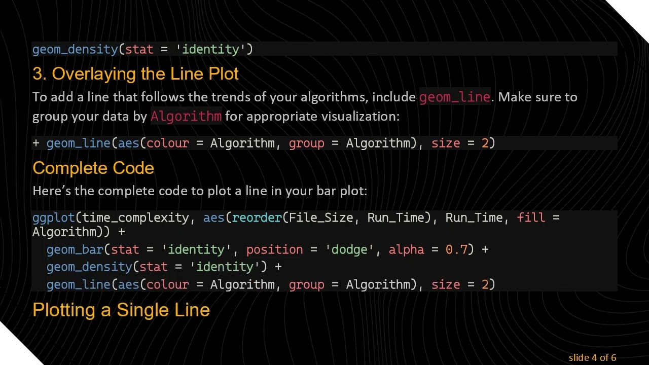 How to Plot a Line in a Bar Plot Using ggplot2 in R
