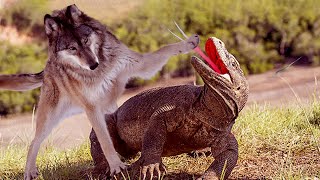 Dog Vs Lizard In The Lake