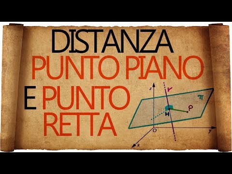 Video: Come Determinare La Distanza Da Un Punto A Un Piano