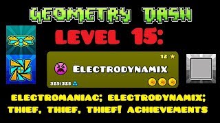 Geometry Dash 100% Playthrough (Level 15: Electrodynamix)
Quality became A BIT better (I thinK...)...
It took me a few months to beat, and just 20 mins to rebeat...
Hardest parts: Ship at the beggining of 3x speed, last cube (with quaternary spikes) and last ship part.
Level music: Electrodynamix by Dj-Nate. Geometry Dash 100% Playthrough (Level 15: Electrodynamix)