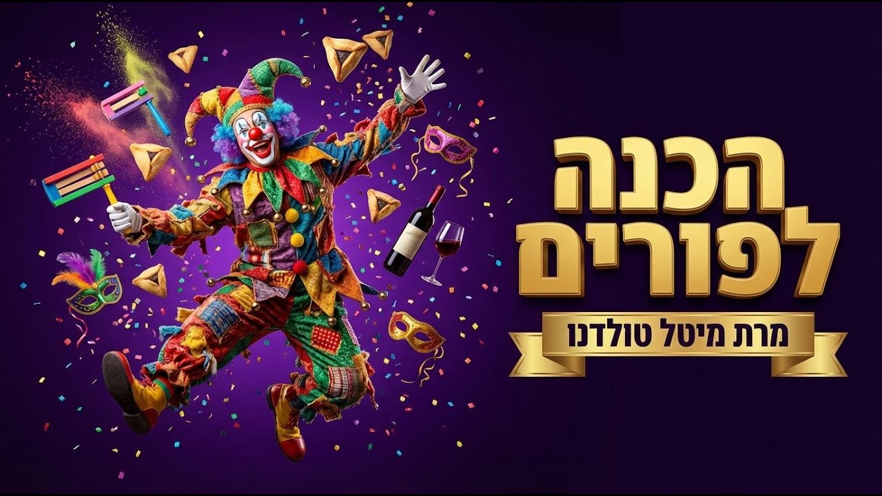 הכנה לפורים תשפ״ו 🎭 מרת מיטל טולדנו