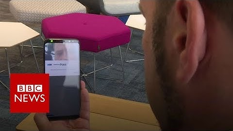 Would using an eye scanner make mobile banking secure? - BBC News